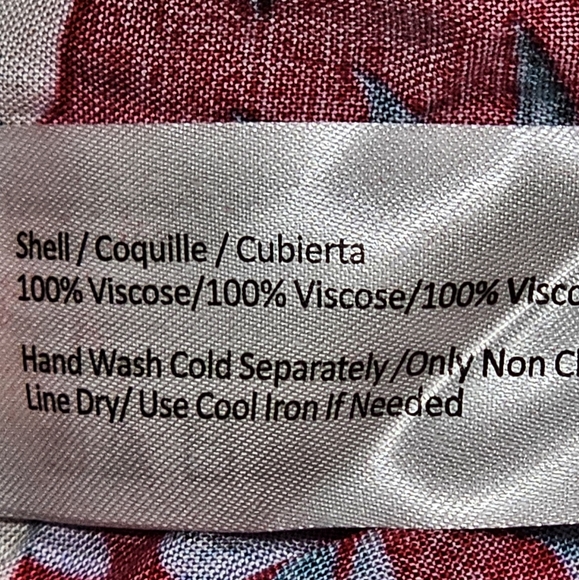 B•O•G Collective Faux Wrap Dress In Red/Blue Size M NWT MSRP $50 - Picture 4 of 5